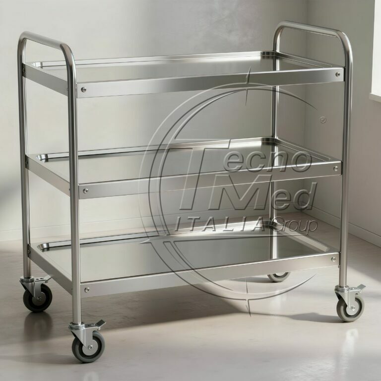 DE1005X - carrello servitore inox sala operatoria