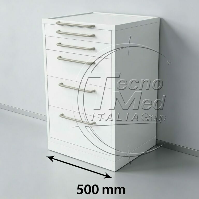 DE9.31.5SO - servomobile clinico modulare 5 cassetti