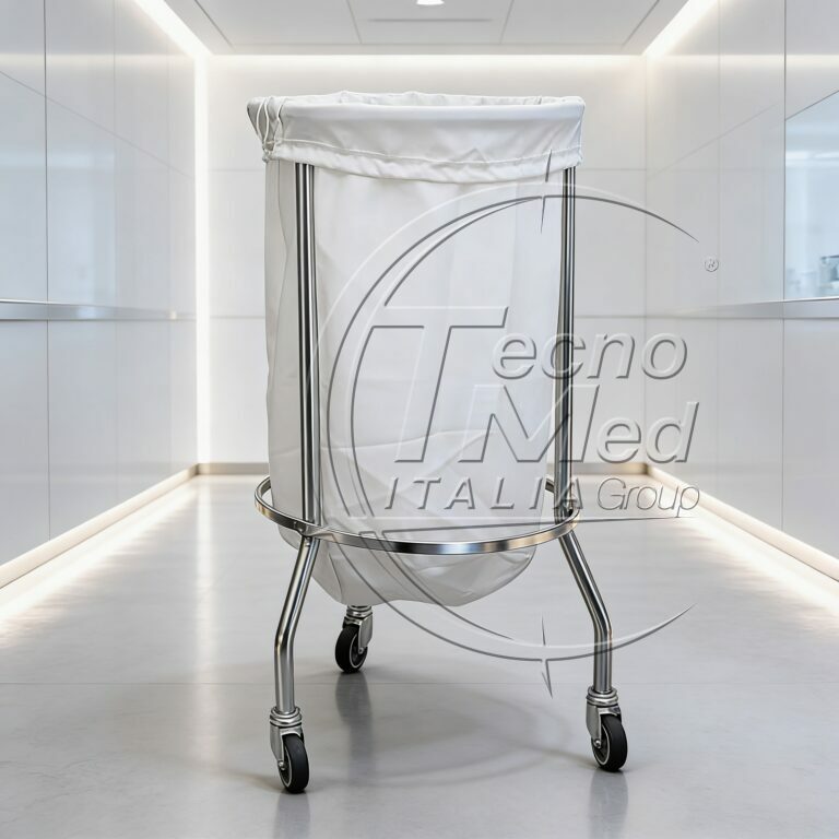 carrello portasacco inox