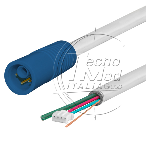 Cordone per ablatore 2000mm 2 fili EMS blu pin x scheda Woodpecker comp.