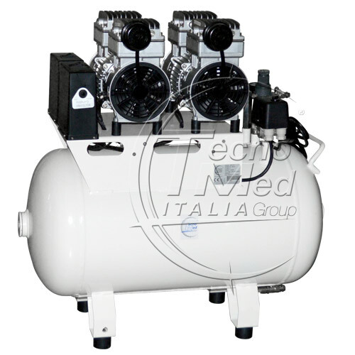 Medical Dry-air compressor 3 dental units Tecnomed Silent Line ...