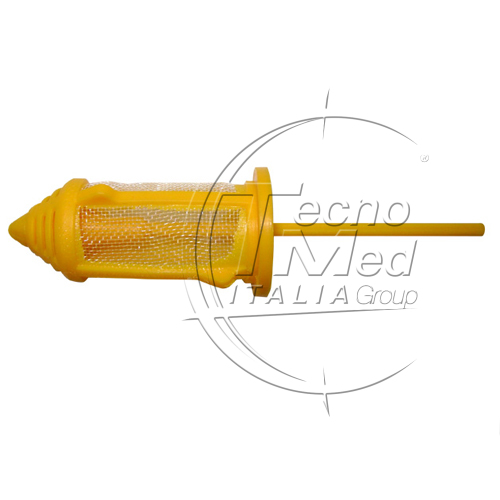 DE5.25 - Filtro aspirazione collettore giallo per riuniti Dentronica vecchio tipo