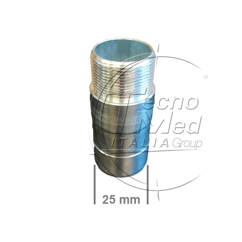 DE6.3021.325 - Perno filettato diametro 25 mm per prolunga lampada Esaline DE6.3021.32C