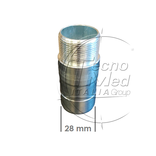 DE6.3021.328 - Perno filettata diametro 28 mm per prolunga lampada Esaline DE6.3021.32C