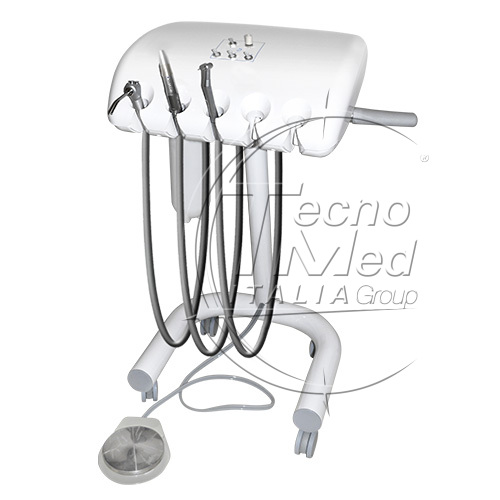 DE700EP - Carrello pneumatico dentale veterinario Airo con 3 strumenti
