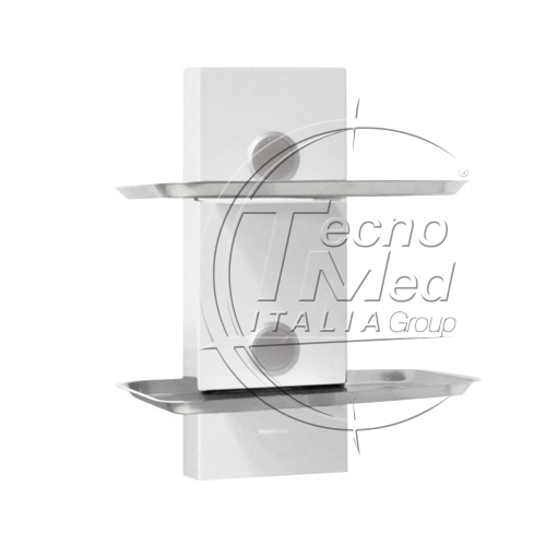 OF1003BIN.02 - Prolunga per carrello Nano Easy Traycon 2 ripiani inox 465x315mm