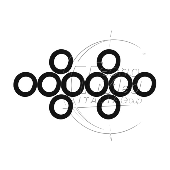 OR21B - O-ring per rotore BIENAIR in gomma(quantità multipli di 10 pezzi)