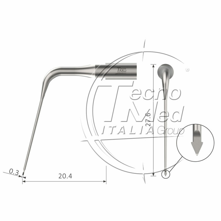 Endo tip for scaler compatible EMS 120 Woodpecker E1 - Tecnomed Italia Group