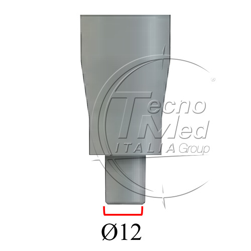 TCM120GC - Raccordo conico terminale grande/tubo d.12/12