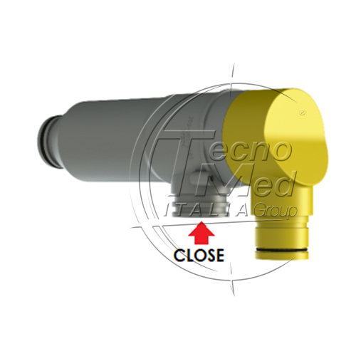 TM702.55 - Filtro aspirazione completo giallo l.152mm