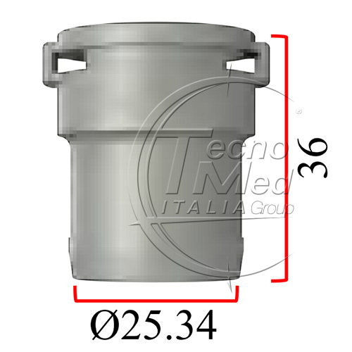 TM72025E - Raccordo femmina/tubo diametro 25mm