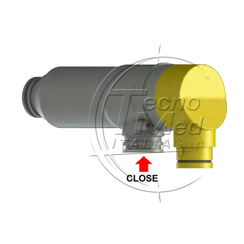 TMY702.55 - Filtro aspirazione completo giallo l.152mm