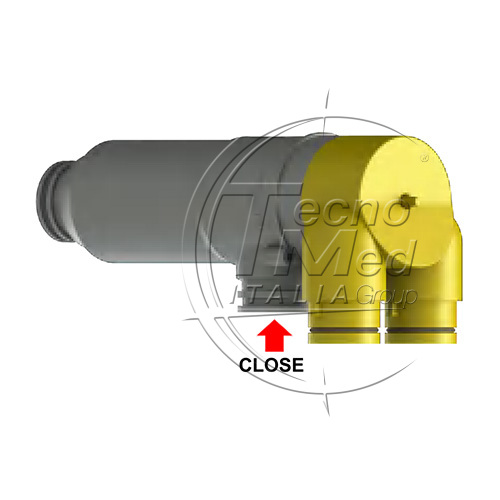 TMY705.54 - Filtro aspirazione completo giallo l.152mm