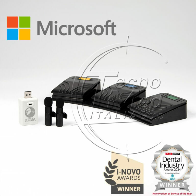 FK811MTR - Assistente vocale D.O.V.A. per studi dentistici e sanitari con microfoni wireless e pedaliera