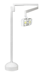 Esalux dental operating light floor stand installation
