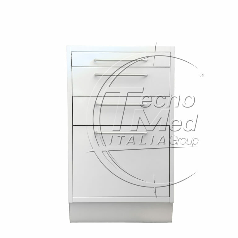 mobile con 4 cassetti per studio odontoiatrico
